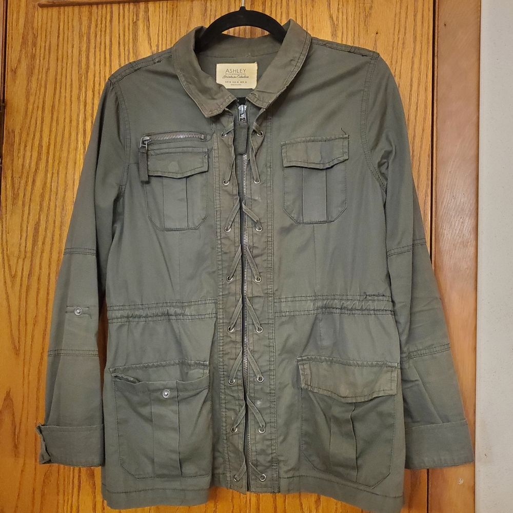 Ashley By 26 International Khaki Utility Jacket